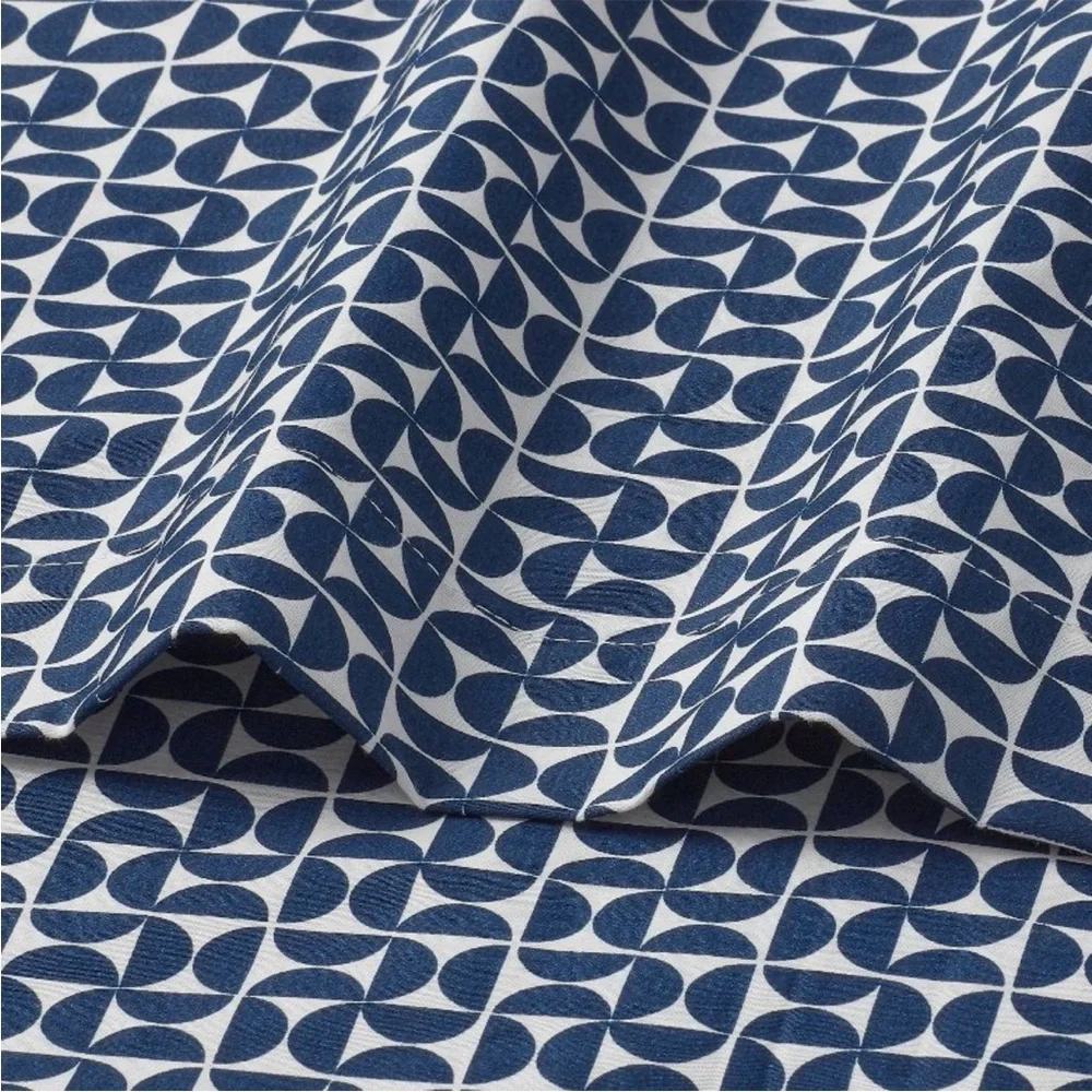 Room Essentials Geometric Navy and White Sheet Set